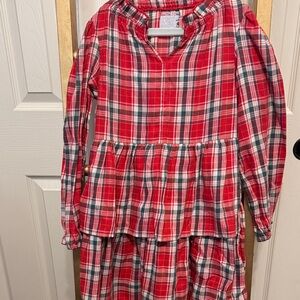 Cat & Jack Red Plaid Kids Casual Dress